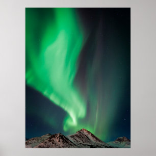 Aurora Borealis Anchorage, Alaska Poster