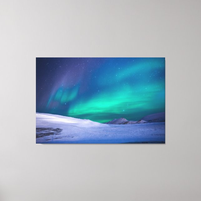 Aurora Borealis beautiful scenery Canvas Print (Front)