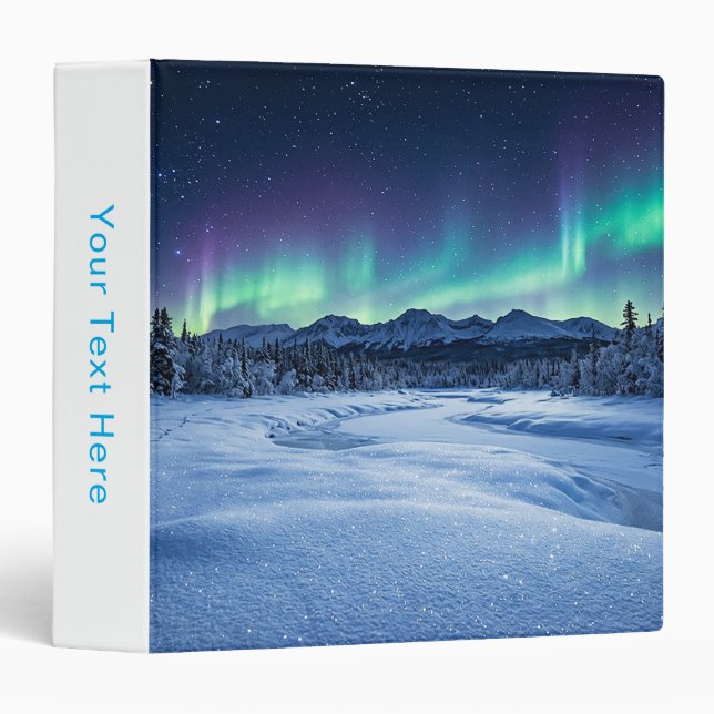 Aurora Borealis Binder (Front/Spine)
