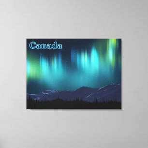 Aurora Borealis - Canada Canvas Print