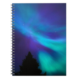 Aurora Borealis Canada Ontario Sudbury Notebook