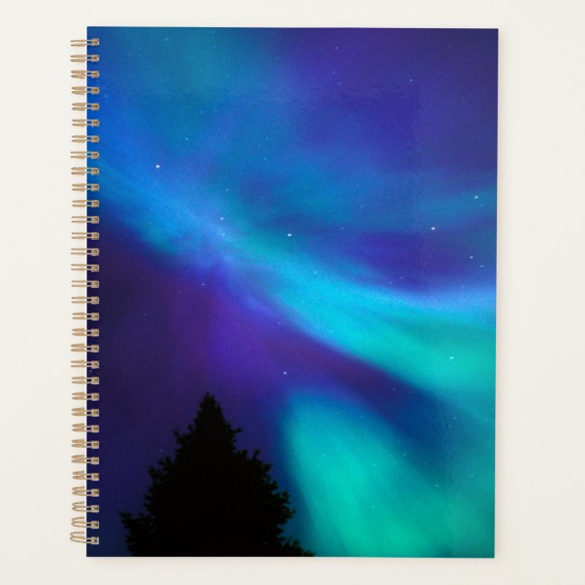 Aurora Borealis | Canada Ontario Sudbury Planner (Front)