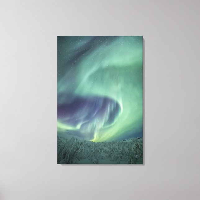 Aurora Borealis Canvas Print (Front)