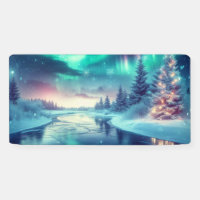 aurora borealis/Christmas/Winter