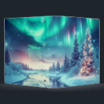 aurora borealis/Christmas/Winter Binder<br><div class="desc">hint of Christmas</div>