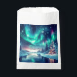 aurora borealis/Christmas/Winter Favour Bag<br><div class="desc">hint of Christmas</div>