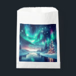 aurora borealis/Christmas/Winter Favour Bag<br><div class="desc">hint of Christmas</div>