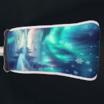 aurora borealis/Christmas/Winter Golf Head Cover<br><div class="desc">hint of Christmas</div>