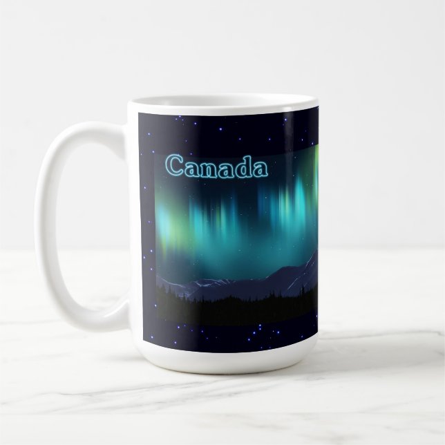 Aurora Borealis Coffee Mug (Left)