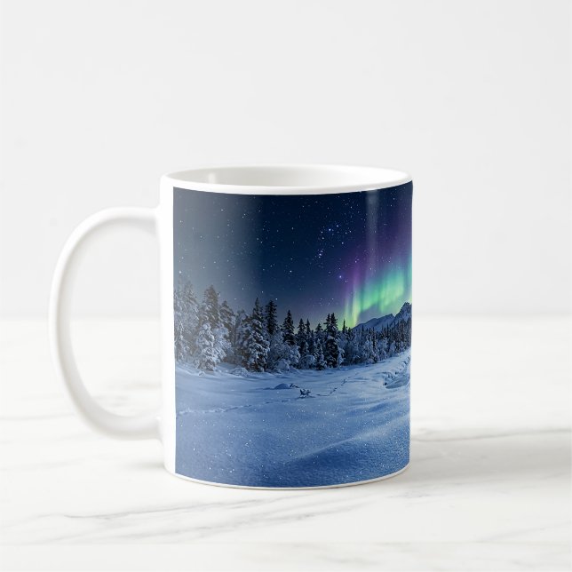 Aurora Borealis Coffee Mug (Left)