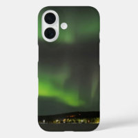 Aurora borealis dans le ciel coque iphone