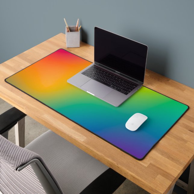 Aurora borealis desk mat (Office 2)
