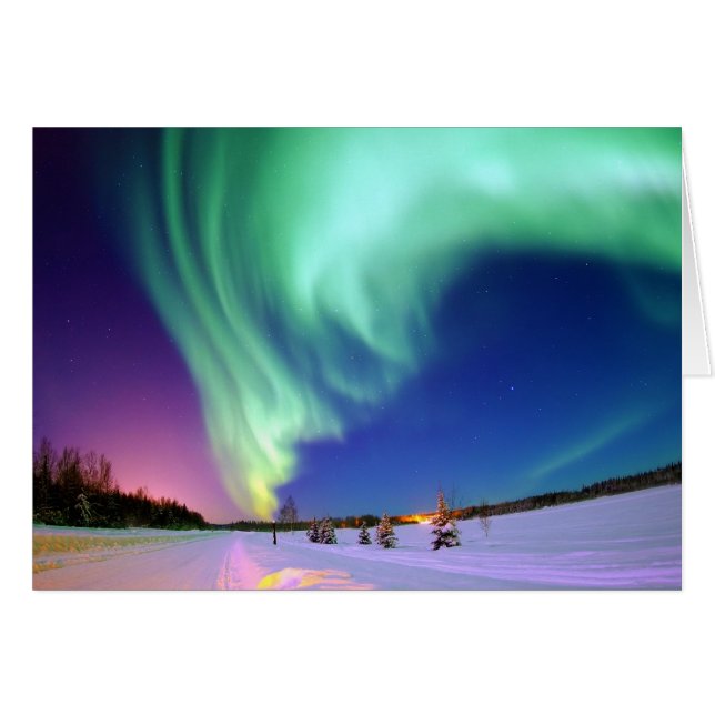 Aurora Borealis en Alaska (Devant horizontal)