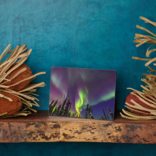 Aurora Borealis   Fairbanks, Alaska Plaque