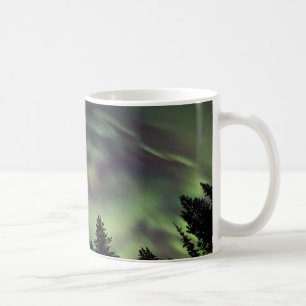 Aurora borealis in Finnish Lapland Coffee Mug