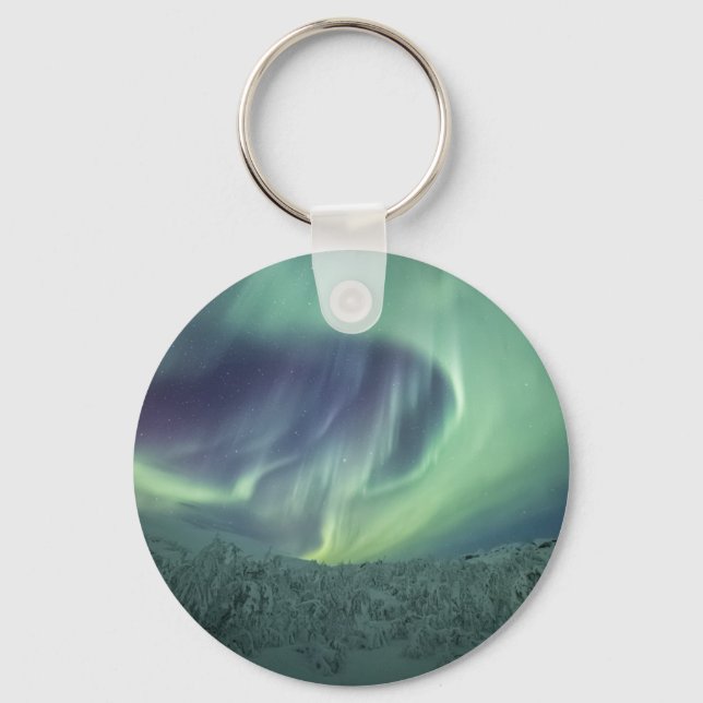 Aurora Borealis Keychain (Front)