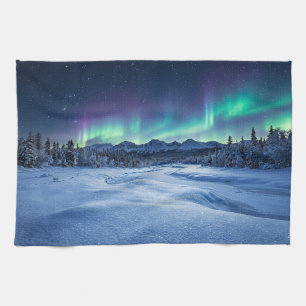 Aurora Borealis Kitchen Towel