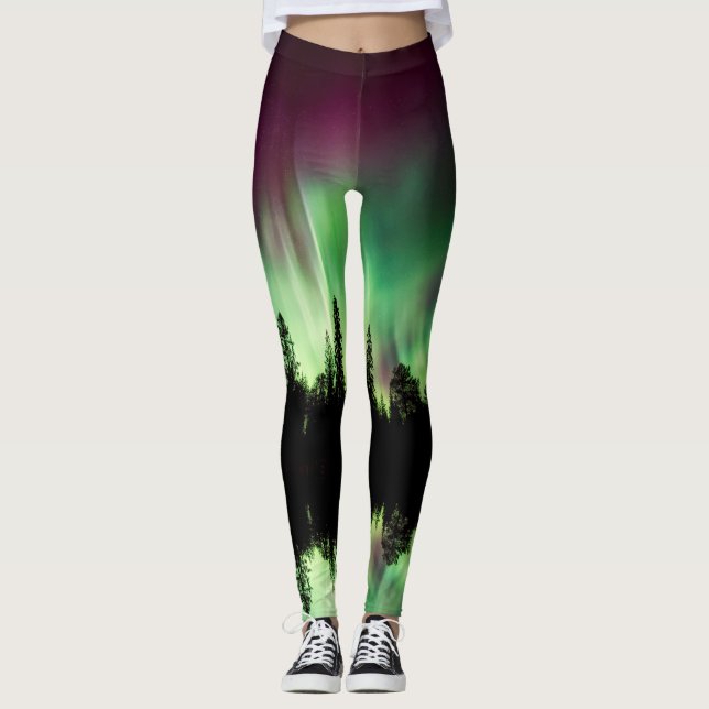 Aurora Borealis Leggings (Front)