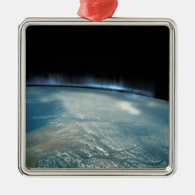 Aurora Borealis Metal Ornament (Front)