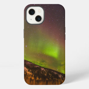 Aurora Borealis   Mountains Fairbanks Alaska iPhone 13 Case