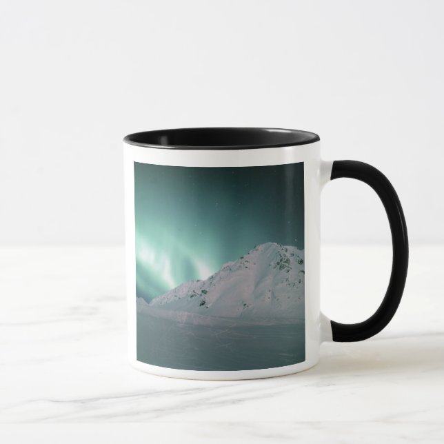 Aurora Borealis, near Palmer, January 17/18, Mug (Right)