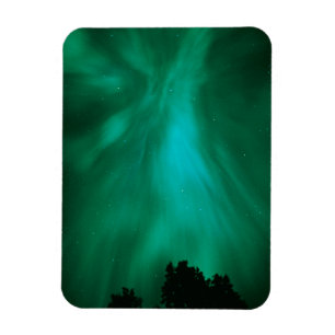 Aurora Borealis Nighttime Ontario, Canada Magnet
