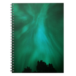 Aurora Borealis Nighttime Ontario, Canada Notebook