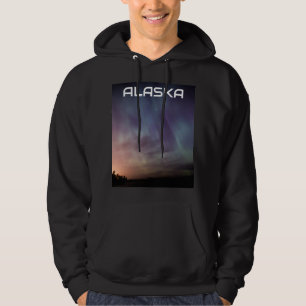 Aurora Borealis Northern lights Alaska sky night Hoodie