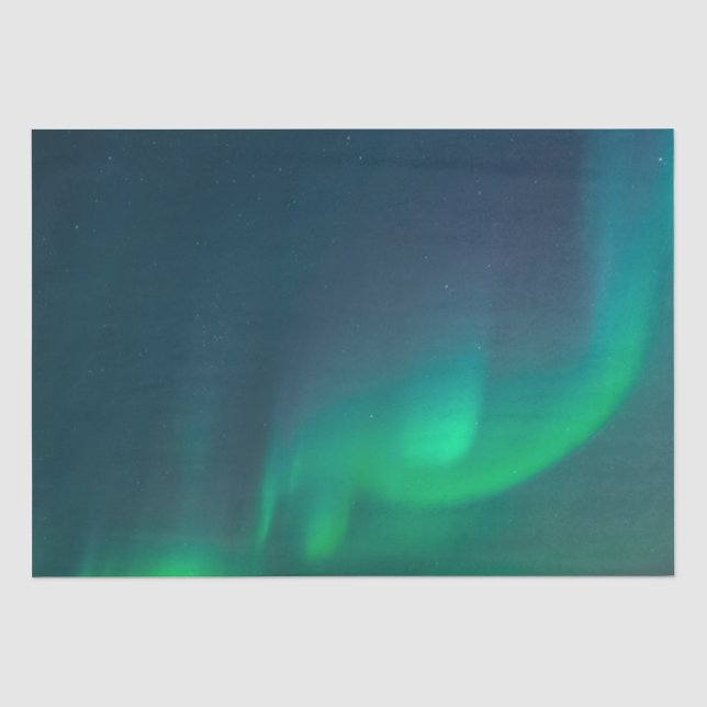 Aurora Borealis Northern Lights Alaska Sky Tissue Paper (Front)