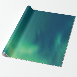 Aurora Borealis Northern Lights Alaska Sky Wrapping Paper