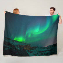 Aurora Borealis Northern lights Arctic Green Night