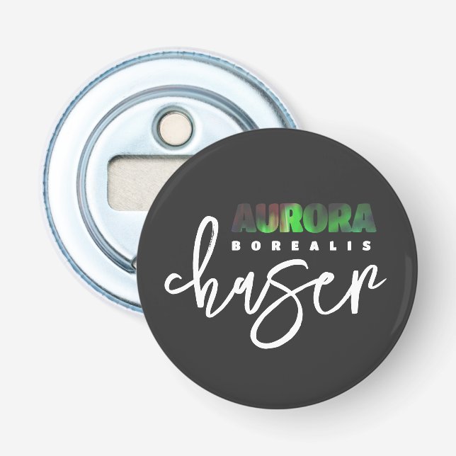 Aurora Borealis (Northern Lights) Chaser Bottle Opener (Front)