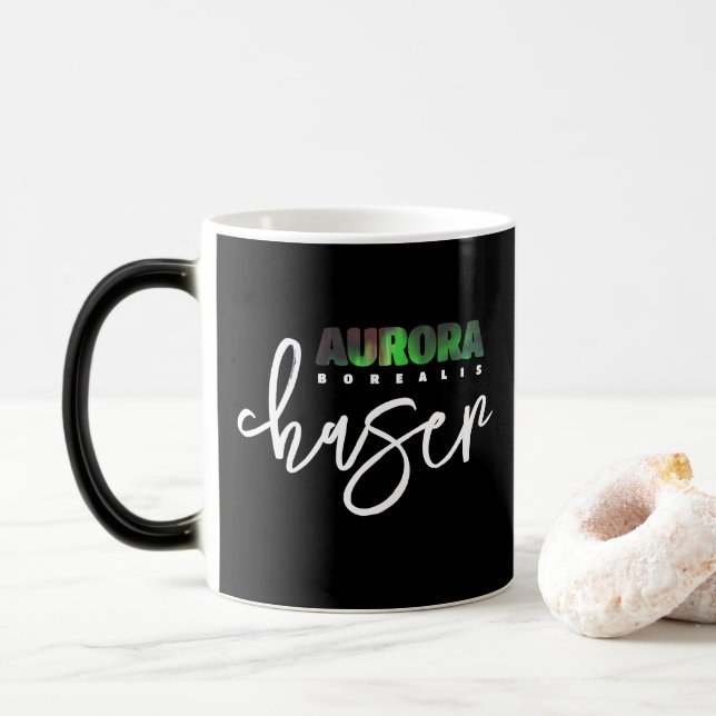  Aurora Borealis (Northern Lights) Chaser Magic Mug (With Donut)
