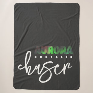 Aurora Borealis (Northern Lights) Chaser Sherpa Blanket