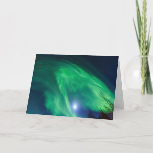 Aurora Borealis Northern Lights   Fairbanks Card