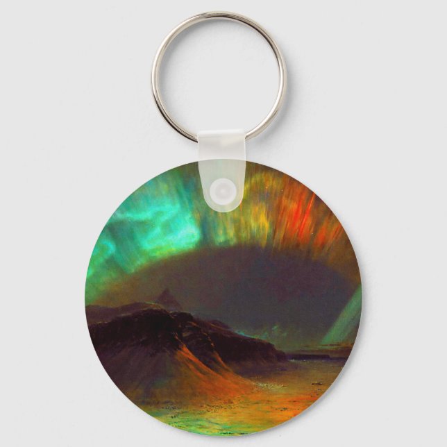 Aurora Borealis - Northern Lights Keychain (Front)