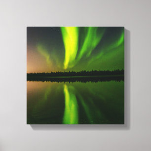 Aurora Borealis Northern lights Norway Canvas Print