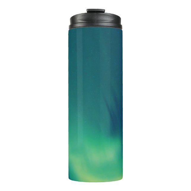 Aurora Borealis Northern lights Norway  Thermal Tumbler (Front)