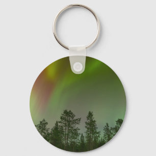 Aurora Borealis Northern Lights Skies Glow Sparkle Keychain