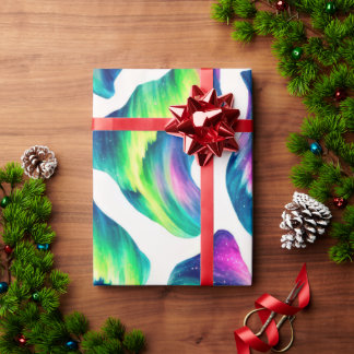 Aurora Borealis Northern Lights Wrapping Paper