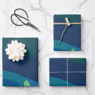 Aurora Borealis Northern Lights Wrapping Paper Sheet