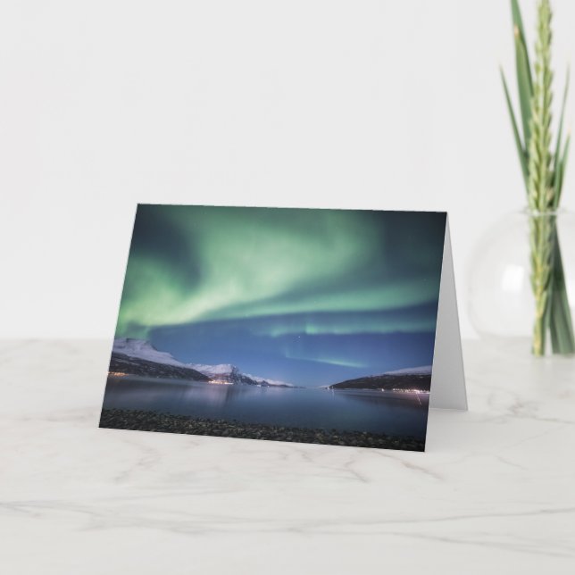 Aurora Borealis Norway Card (Front)