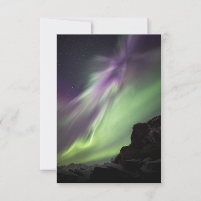 Aurora Borealis Norway Card (Front)
