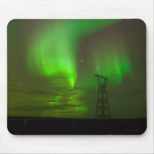 Aurora Borealis over Nesjavellir #2 Mouse Pad