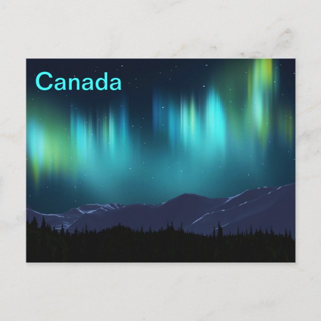 Aurora Borealis Postcard (Front)
