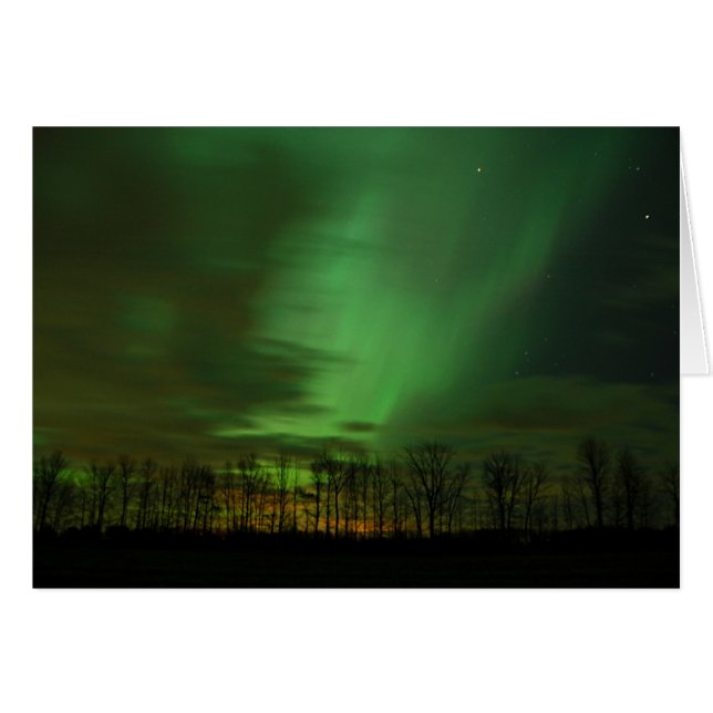 Aurora Borealis Real Northern Lights Michigan (Front Horizontal)