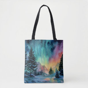 Aurora Borealis Tote Bag