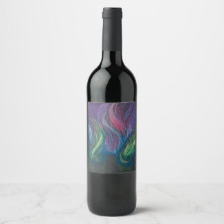 Aurora Borealis Wine Label