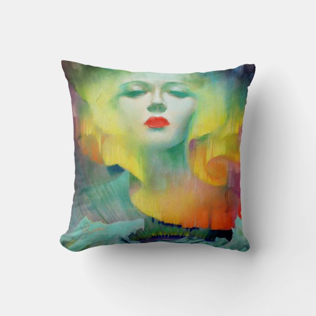 Aurora by Clive Henry c Throw Pillow (Front)