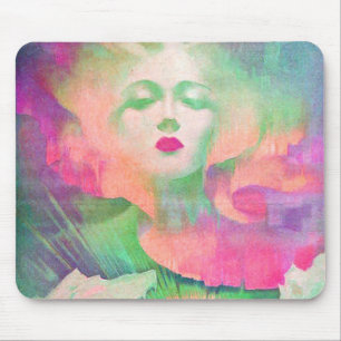 Aurora by Clive Henry colourful pink Mouse Pad
